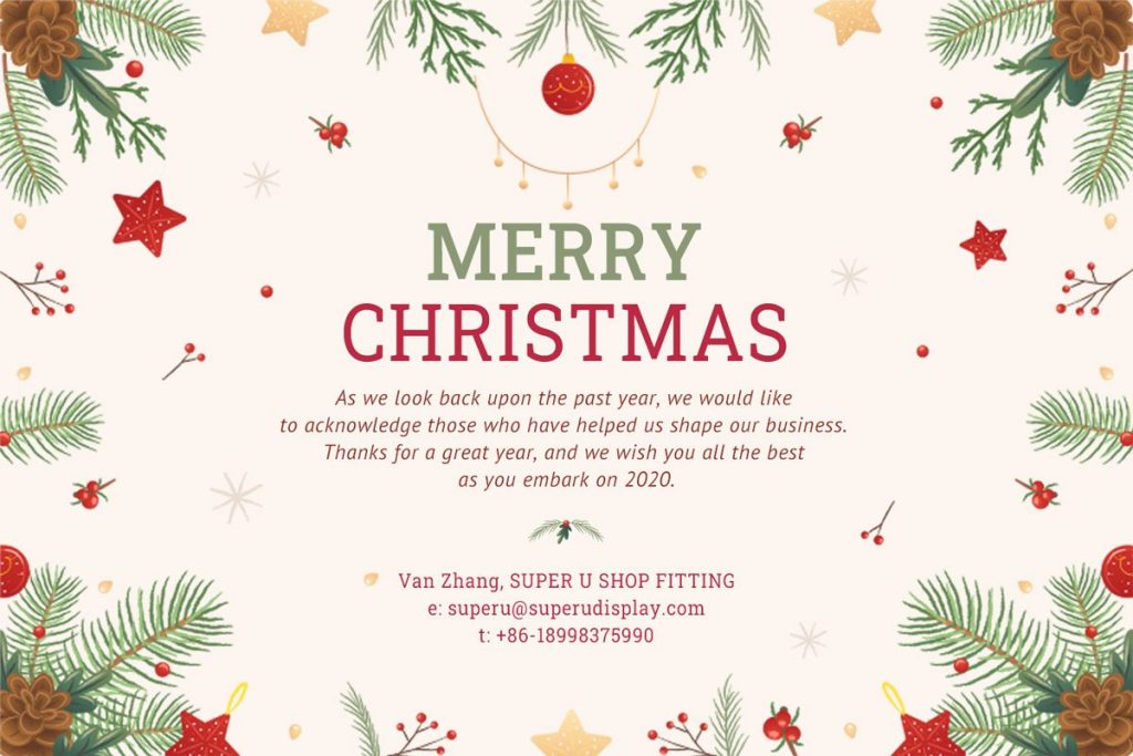 Christmas Greetings And Wishes To Our Valued Customers Super U 