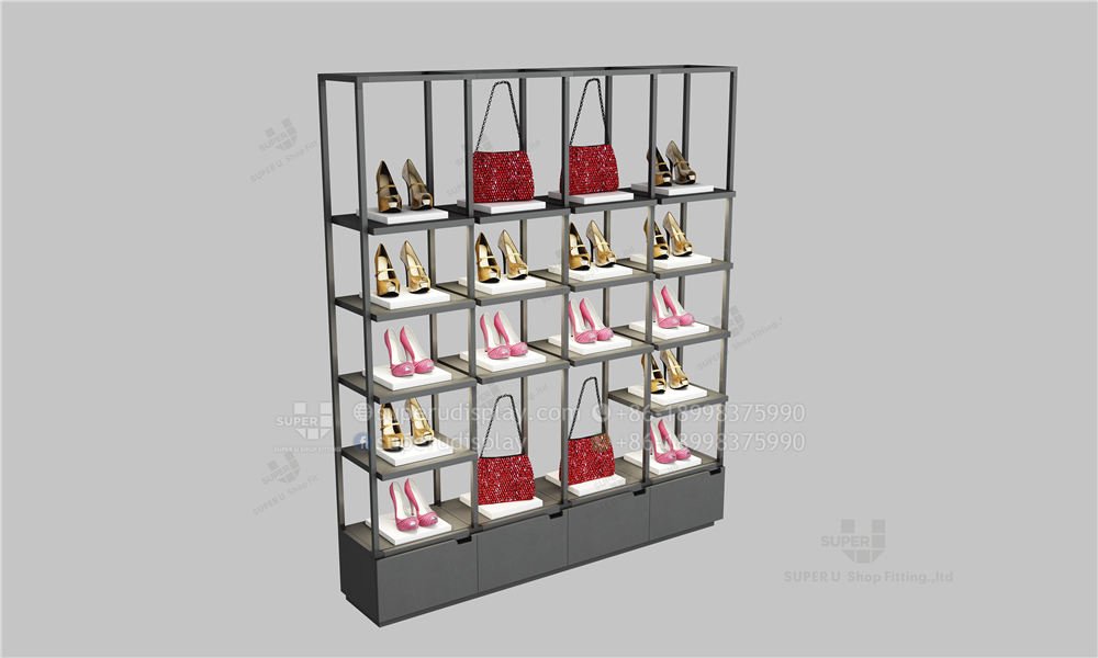 Metal Shoes Showroom Display Rack
