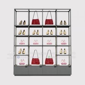 Custom Vintage Handbags Display Shelves With Lights and Drawers for Retail  Shop, Store Display Design Manufacturer Suppliers