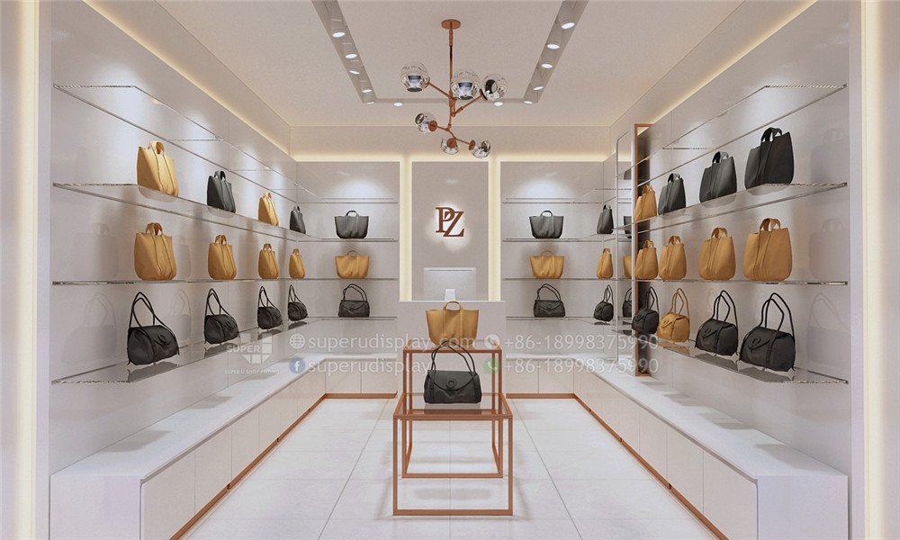 Source Luxury Handbag Store Interior Design Bag Retail Shop Wall