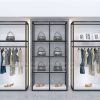 Custom Modern Wall Stand Modular Boutique Clothing Display Racks For ...