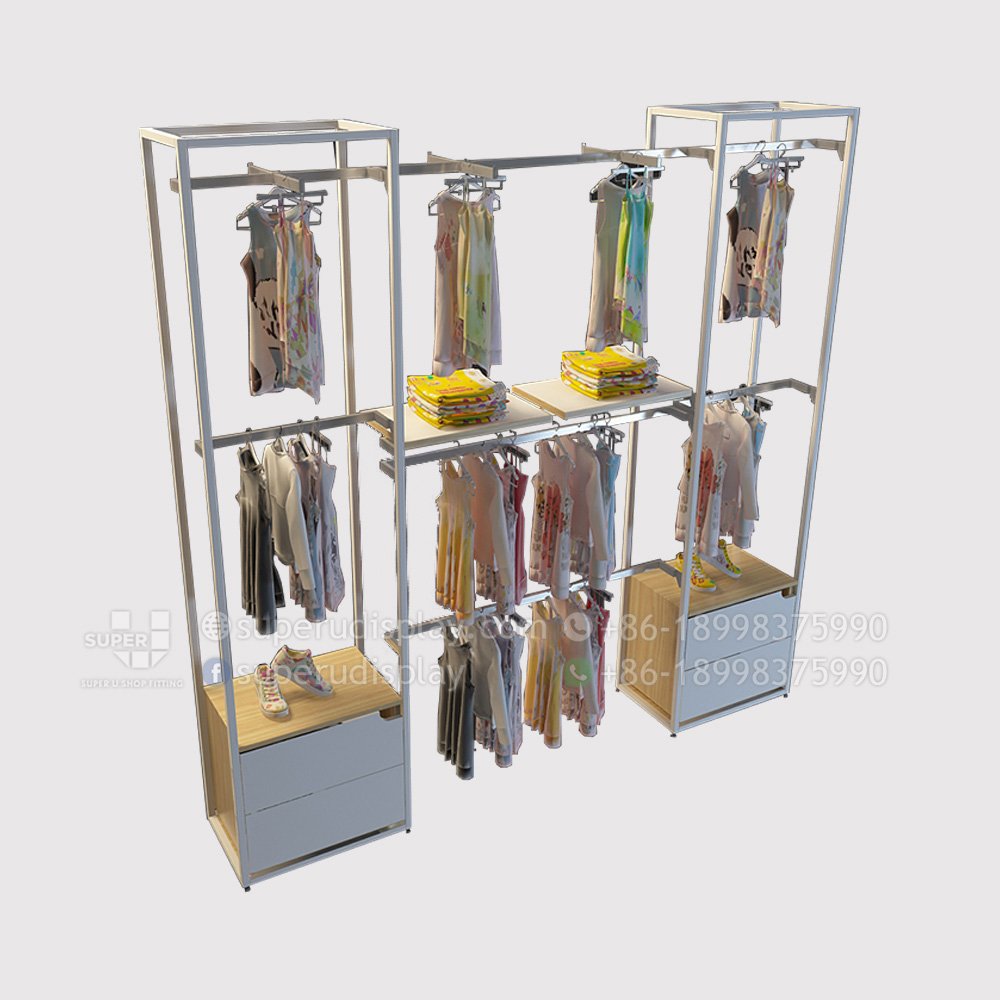 Underwear Clothing Rack Wall Display Clothing Store Furniture Design