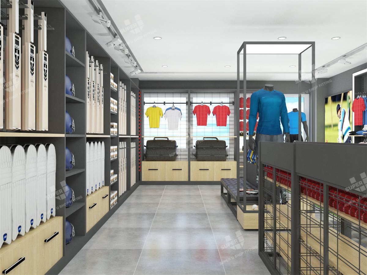 Focus Sport 3D Interior Cricket Store Design Project