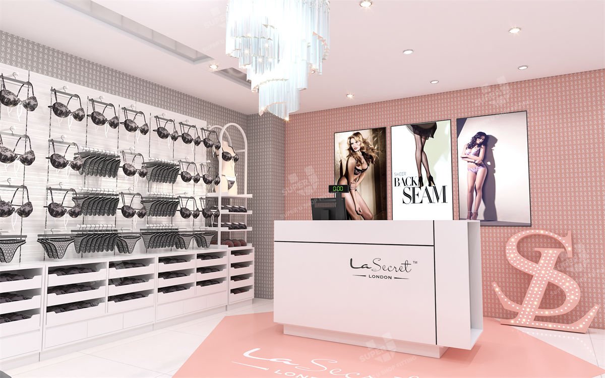 Custom Boutique Fashion Underwear Store Design, Retail Lingerie Shop  Interior Design Ideas