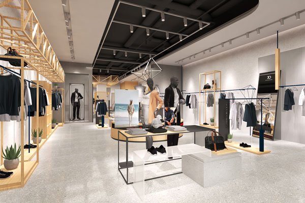 Custom Retail Cloth Shop Interior Design Supplier