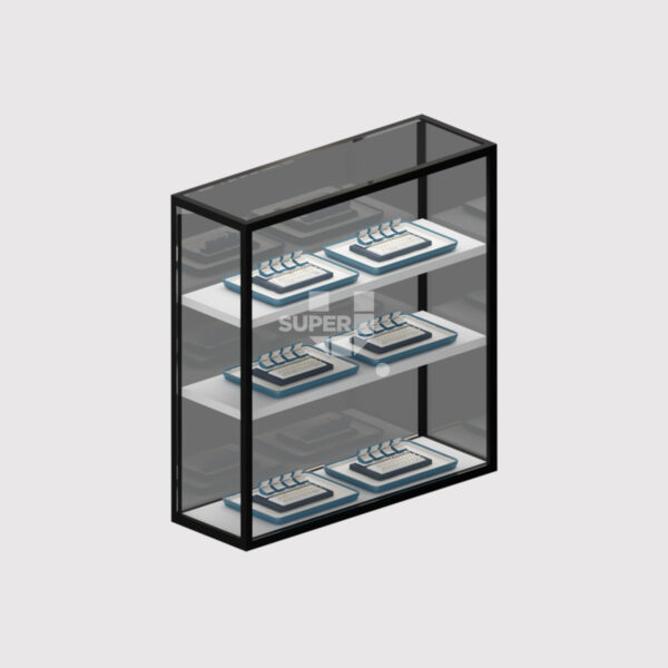 Glass Locking Display Cabinet for Jewellery