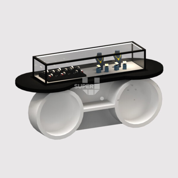 Glasses Shape Gondola Jewelry Display Counter