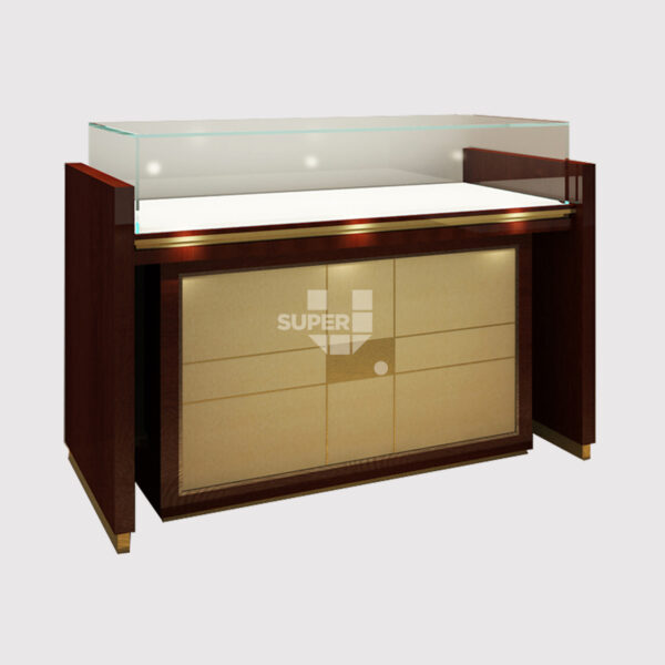 Half Vision Jewelry Display Counter and Showcase