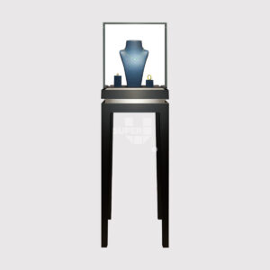 Retail Display Pedestals Jewellery Showcase with Light