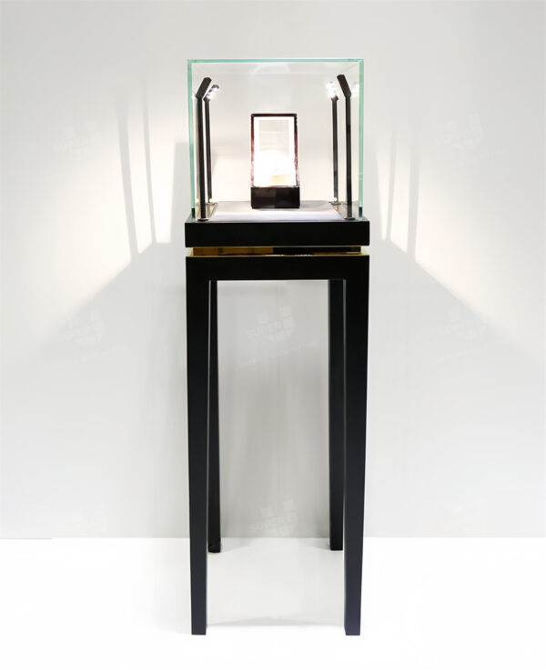 Retail Display Pedestals Jewellery Showcase with Light