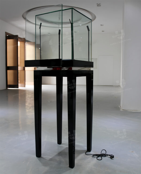 Retail Display Pedestals Jewellery Showcase with Light