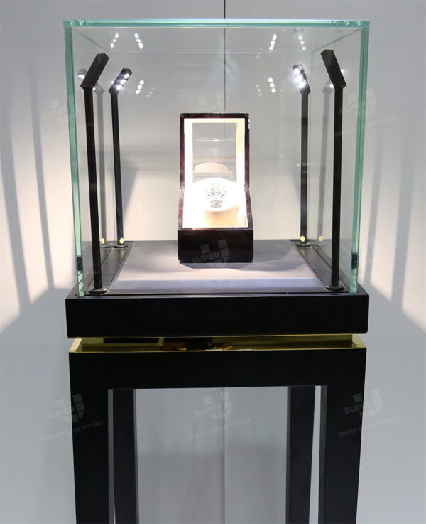 Retail Display Pedestals Jewellery Showcase with Light